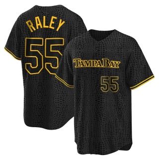 Tampa Bay Rays Luke Raley #55 Nike Men's Blue Alternate Official MLB Jersey